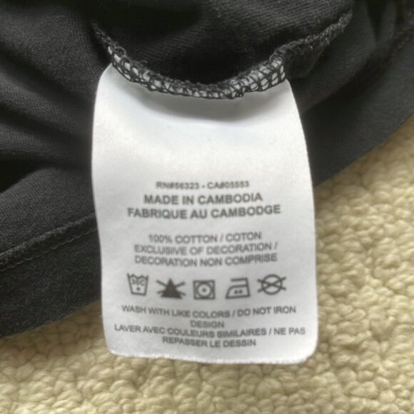 Nike Men’s Just Do It Crew Black Long Sleeved T-Shirt Size Small - Picture 7 of 12